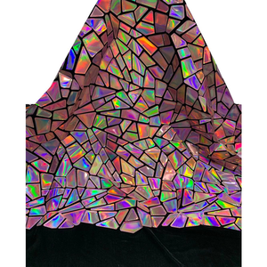Vestido de Fiesta a Precio Económico, Vestido de Escenario, Tela Brillante de Terciopelo con Lentejuelas, Tela Bordada con Lentejuelas - Product Image 2