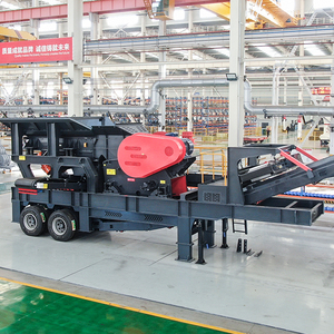 150t Trailer gắn 4 trong 1 tiết kiệm năng lượng thủy lực di động máy nghiền đá giá cho khai thác mỏ - Product Image 3