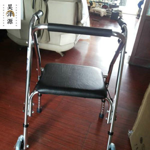 Jiande <b>Walker</b> With Seat And Wheels High Carbon Steel For Elderly And <b>Disabled</b> Mobility Aid - Product Image 4