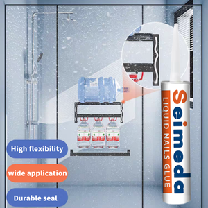 강력한 네일 프리 빠른 건조 접착제 실란트 수정 금속 폴리머 재료 용 건축용 방수 실리콘 유리 접착제 - Product Image 4