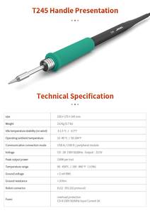 Mango de soldadura <span class=keywords><strong>JBC</strong></span> Original de alta calidad que funciona con puntas de soldador C245 para estación de soldadura de precisión de CD-2BHQF - Product Image 3