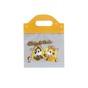 Chip Dale Printed Plastic Tote Bag With Handle Resealable Zipper Party Use - Product Image 1