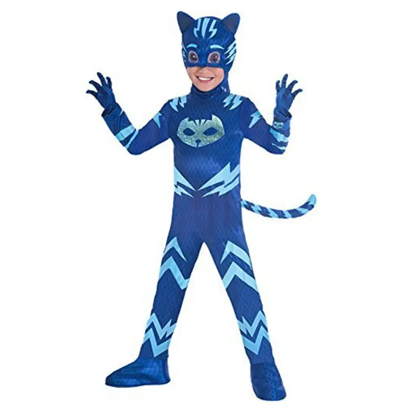 Pigiama mascherato Cat Boy Peter Pan cartoon costume per bambini cosplay