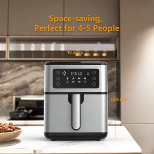 <span class=keywords><strong>Freidora</strong></span> <span class=keywords><strong>de</strong></span> cocina OEM personalizada <span class=keywords><strong>de</strong></span> 1700W, 16 menús, cesta interior desmontable <span class=keywords><strong>de</strong></span> 5,5 <span class=keywords><strong>litros</strong></span>, <span class=keywords><strong>freidora</strong></span> <span class=keywords><strong>de</strong></span> <span class=keywords><strong>aire</strong></span> eléctrica antiadherente Digital <span class=keywords><strong>de</strong></span> amplio voltaje - Product Image 2