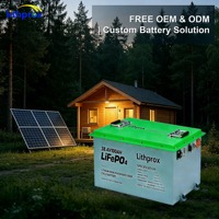 Batterie LiFePO4 à décharge profonde 38,4V 100Ah Grade A pour stockage domestique, avec BMS intelligent CAN Bus, borne M8, 6000+ cycles, CE RoHS IP67, OEM ODM