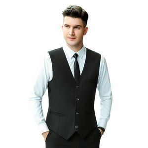 Uniformes <span class=keywords><strong>de</strong></span> Camarero <span class=keywords><strong>de</strong></span> Alta Gama para Otoño, para Hombres y Mujeres, Conjuntos <span class=keywords><strong>de</strong></span> Chaleco para Restaurante, Bar, KTV - Product Image 5