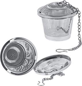 プレミアムステンレススチールティーボールストレーナーインフューザーメッシュ急なルーズリーフハーブ & スパイス調味料コーヒー & ティーセット - Product Image 1