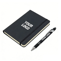 Carnet de notes en cuir personnalisé avec logo pour cadeaux promotionnels d'entreprise, faible MOQ, vente en gros