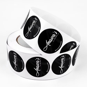 Autocollant personnalisé avec logo, vinyle imperméable, durable, étiquettes d'emballage de marque, résistant aux déchirures, résistant aux UV, autocollant d'étiquette - Product Image 4