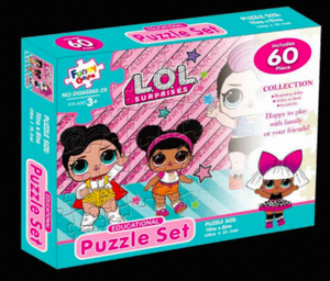 Juego de rompecabezas Lol Surprise de 60 piezas, juguete educativo para niñas mayores de 3 años, rompecabezas con caja de cartón - Product Image 3