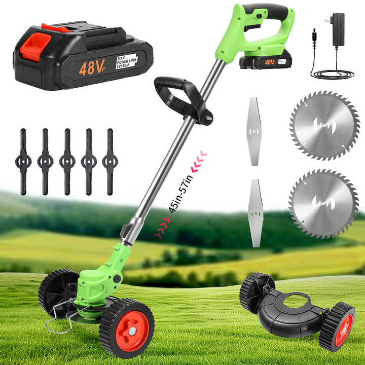 Baterie cu litiu portabila de 21 V Trimmer de tuns iarba cu energie redusa si zgomot portabil