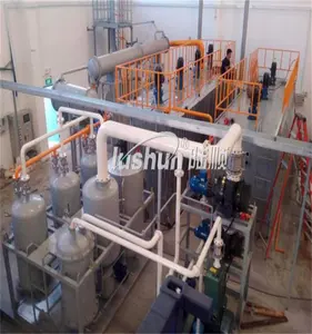 Waste Car Motor Oil Recycling Regenerate Black Oil to Yellow Base Oil Machine