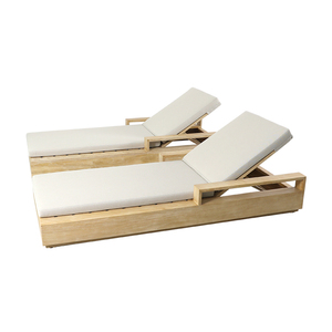 Mobili da esterno di lusso in legno tavolo salotto elegante lettino da esterno <span class=keywords><strong>per</strong></span> <span class=keywords><strong>spiaggia</strong></span> o prendere il sole durevole <span class=keywords><strong>per</strong></span> uso esterno - Product Image 6
