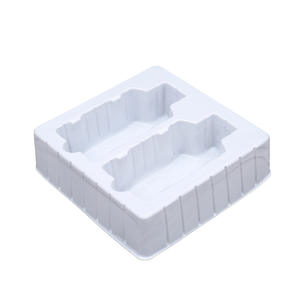 中国メーカーによるカスタム化粧品トレイ、PS、PVC、PETプラスチック製、内側にベルベットフロッキー加工、化粧品用ブリスター成形 - Product Image 3