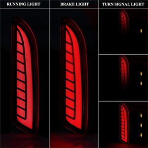 Luces Traseras LED Rojas para Toyota Corolla Cross 2020 <span class=keywords><strong>2021</strong></span> 2022, Luces de Freno, Niebla y Señal de Giro Secuencial, 3 en 1, Reflectores de Parachoques - Product Image 4