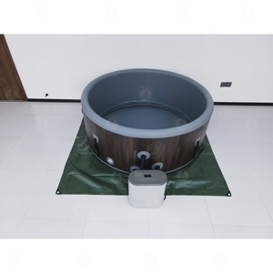 Jacuzzi de Hidroterapia con Temperatura Constante, Plegable y Fácil de Guardar, Ideal para Jardín, Camping y Viajes - Product Image 2