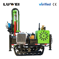 Foreuse hydraulique diesel sur chenilles de 200 m pour le forage en profondeur dans les mines à ciel ouvert, les carrières et la construction de trous de dynamitage de roche