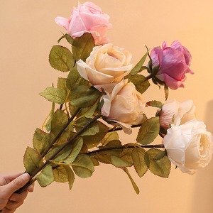 <b>Artificial</b> Rose Silk Flower 60cm High Simulation Wedding Home Decoration Prop - Product Image 1