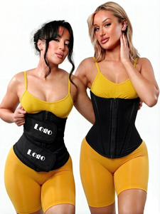 Ceinture de maintien ajustable avec logo personnalisé, 100% latex, Fajase haute compression, gaine amincissante pour femme, post-partum, BBL, triple compression - Product Image 5