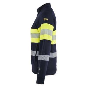 BLAKLADER - 347217628933XL Sudadera Multinorm Hi-Vis para mujer Cremallera Azul marino/Amarillo Hi-vis-EAN 7330509891667 ROPA DE TRABAJO DE 2017 - Product Image 3