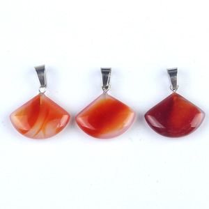 Collier pendentif en agate naturelle de style européen et américain pour la création de bijoux DIY et la fabrication de boucles d'oreilles - Product Image 5