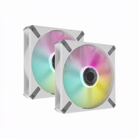 Ventilador Speedy 120 ARGB PWM con Tecnología AirGuide, Rodamiento de Fluido Magnético, Bajo Nivel de Ruido, Paquete de Tres Unidades para Caja de PC