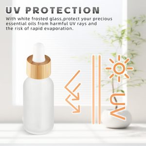 Flacon vide 5ml 10ml 15ml 1oz 50ml 2oz 100ml transparent ou ambré avec compte-gouttes pour huiles essentielles et étiquettes - Product Image 4