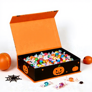 FX Personal Design Halloween Candy Rigid Packaging Food-Grade Paper Recyclable Magnetic Closure Box for Kids - Product Image 2