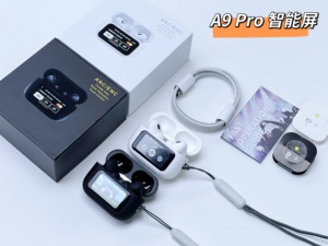 New màn hình thông minh TWS Bluetooth tai nghe A9pro không dây Earbuds BT 5.4 với 13 ngôn ngữ hiển thị kép Tai cuộc gọi điện năng thấp Type-C - Product Image 6