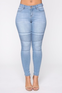<strong>Women</strong> Skinny Casual <strong>Slim</strong> Fit Biker <strong>Jeans</strong> Ladies Motorcycle <strong>Jean</strong> - Product Image 4