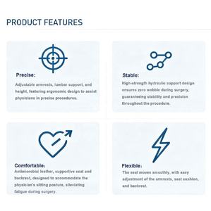 Surgical Deluxe <strong>High</strong>-<strong>Quality</strong> Electric Microsurgery <strong>Chair</strong> <strong>Unit</strong> with Adjustable Comfort Features <strong>Dental</strong> <strong>Chair</strong> - Product Image 5