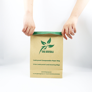 <span class=keywords><strong>Sac</strong></span> d'emballage alimentaire en papier <span class=keywords><strong>kraft</strong></span> biodégradable PLA Iiminate <span class=keywords><strong>sac</strong></span> en papier <span class=keywords><strong>kraft</strong></span> compostable anti-graisse légumes pain grillé - Product Image 3