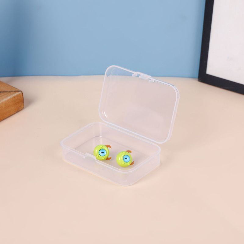 Wholesale 7 5cm Rectangular Transparent Plastic