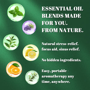 OEM 6Pack Natural Aceite Esencial <span class=keywords><strong>Nasal</strong></span> Sticks Respiración Enfoque Relajación Portátil Aromaterapia Nariz Inhaladores Menta Lavanda - Product Image 4