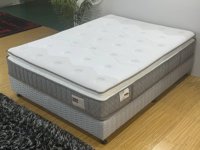 Enroulez dans une boîte matelas à ressorts ensachés lit king size avec taie d'oreiller matelas à ressorts intérieurs prix de gros bon marché