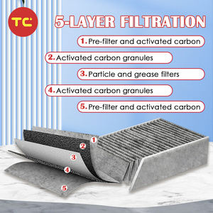 Filtro de campana extractora de carbón activado PUKAF reemplazo para campana extractora <span class=keywords><strong>Bora</strong></span> <span class=keywords><strong>Pure</strong></span> <span class=keywords><strong>X</strong></span> <span class=keywords><strong>Pure</strong></span> PURU PUXU PURSU - Product Image 5