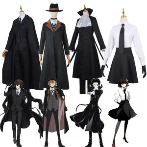 Bungo Zwerfhonden Cosplay Kostuum Nakahara Chuuya Uniform Outfit Set voor Volwassenen Halloween Kostuums Carnaval Party Outfit