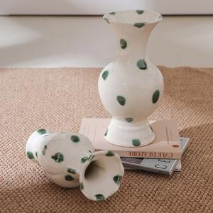 Jarrón de Cerámica Estilo Chino Nuevo MSH con Diseño de Arreglo Floral Vintage - Product Image 1