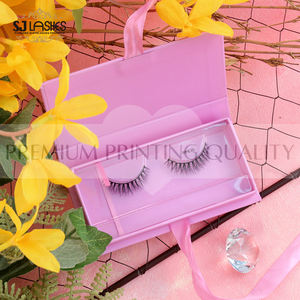 Spedizione 24 ore per ciglia di visone 3D con scatola personalizzata ciglia riutilizzabili con marchio proprio - Product Image 5