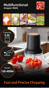 <span class=keywords><strong>Hachoir</strong></span> Électrique Professionnel 400W en Acier Inoxydable avec 4 Lames pour Viande, Légumes et Aliments pour Bébé - <span class=keywords><strong>Mini</strong></span> <span class=keywords><strong>Hachoir</strong></span> de Cuisine - Product Image 4