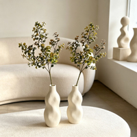 Branche artificielle de menthe d'automne à tige unique, feuillage décoratif pour l'agencement floral des salles d'exposition de meubles et des hôtels