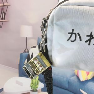 Mini Breloques Kawaii <span class=keywords><strong>Casino</strong></span> avec Rouleaux Dorés/Argentés, Cadeaux de Fête, Cadeaux de Remise de Diplôme, Vente en Gros, Porte-clés <span class=keywords><strong>Machine</strong></span> à <span class=keywords><strong>Sous</strong></span> Las Vegas - Product Image 5