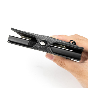 Casekey Slim <b>Rfid</b> <b>Blocking</b> Credit Card Holder Nfc Protect Pop up Atm Cardholder Carbon Fiber Mechanism <b>Wallet</b> With Coin Purse - Product Image 4