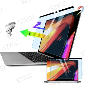 Toptan üretim Anti mavi işık Uv koruma Anti parlama manyetik ekran koruyucu için Macbook Pro 16 inç