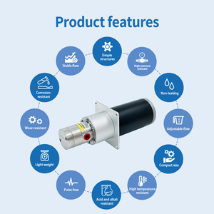 Bomba de engranajes de accionamiento magnético CIP con sellos de PTFE y FKM para integradores de sistemas de llenado y envasado de agroquímicos - Venta directa de fábrica - Product Image 3