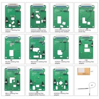 Adaptador de Abrazadera KEYDIY 2026, Tipo 11, 11 Placas Adaptadoras Compatibles con KD-X4, KD MAX y Otros Dispositivos, Uso Permanente Gratuito