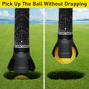 Venta al por mayor: Recogedor automático de bolas de golf con ventosa de goma, logotipo personalizado, universal, para putter, con agarre y protección para la espalda - Product Image 4