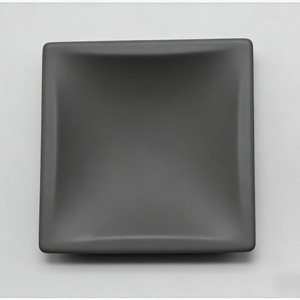 Assiette carrée en plastique texturé, petit plat carré givré avec finition mate, plateau de service pour assaisonnements pour restaurant - Product Image 5