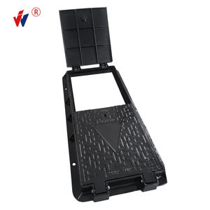 EN124 힌지 잠금 및 맞춤형 커버 가능 도로 시설용 통신 연성 철 맨홀 커버 - Product Image 1