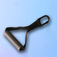 Accessoire de barre de musculation pour machine à câbles intégré, poignée en acier avec couleur et logo personnalisés pour la musculation à domicile